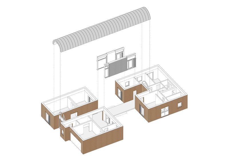 Exploded axonometric.
