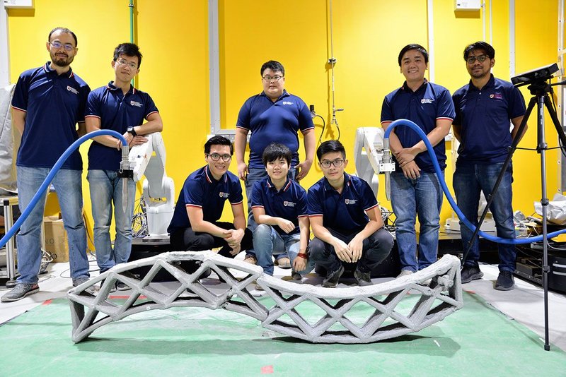 The Nanyang Technological University team.