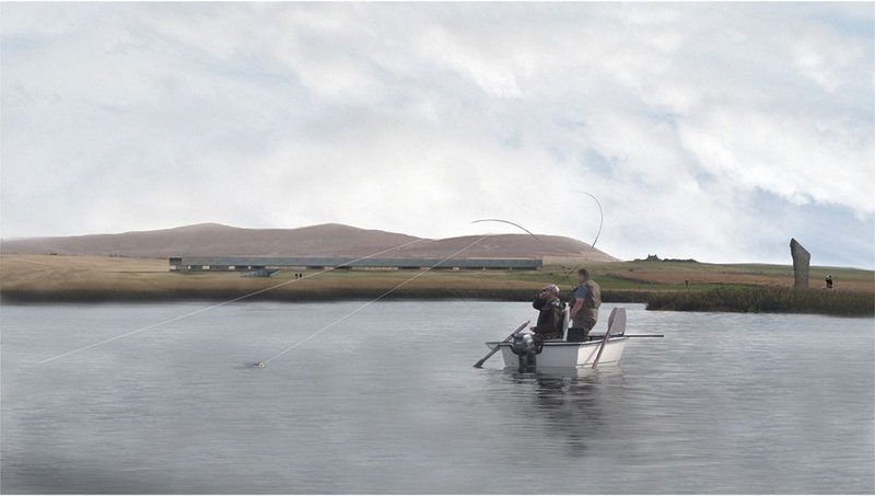 With his part II project, Stenness Archaeology Visitor Centre, student Dale Leith aimed to nurture the seasonal fragility of the island community and set up a place of cultural exchange between visitors and residents. Dale Leith Scott Sutherland School for unit 3, An Orcadian Caravanserai.