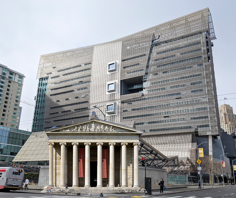 Morphosis designed Federal_Building in San Fransisco imagined with classical add-on.