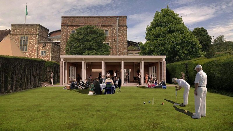 BakerBrown's Holloway Croquet Pavilion at Glyndebourne.