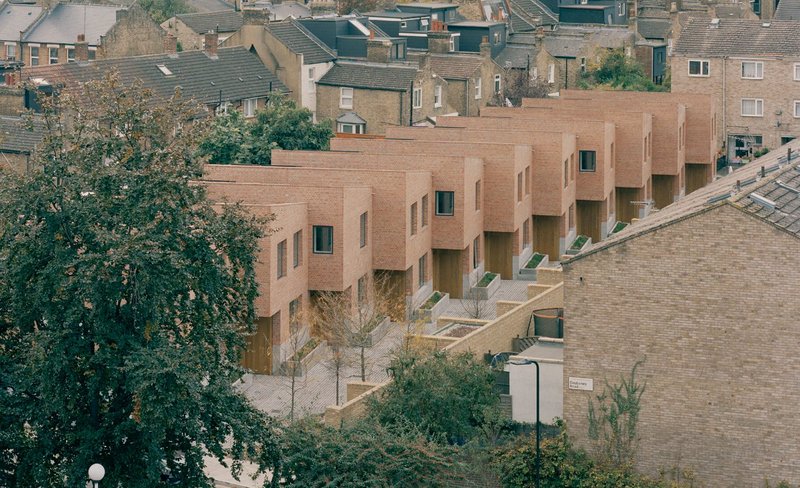 Winner of the RIBA 2024 Neave Brown Award for Housing, sponsored by VMZinc;  shortlisted for the RIBA 2024 Stirling Prize: Al-Jawad Pike's housing for social rent at Chowdhury Walk, Hackney, London.