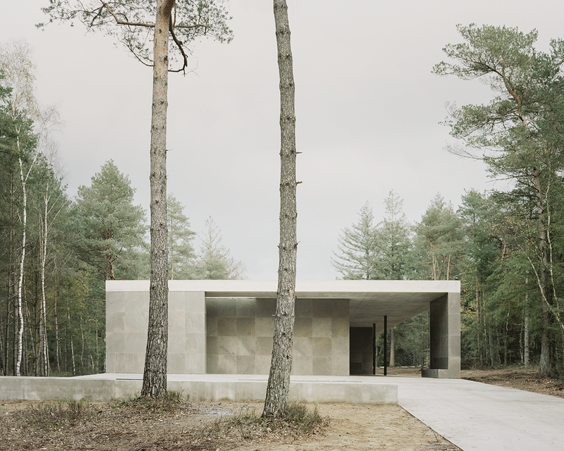 Loenen Pavilion designed by KAAN Architecten for the Netherlands War Graves Foundation ©Simone Bossi