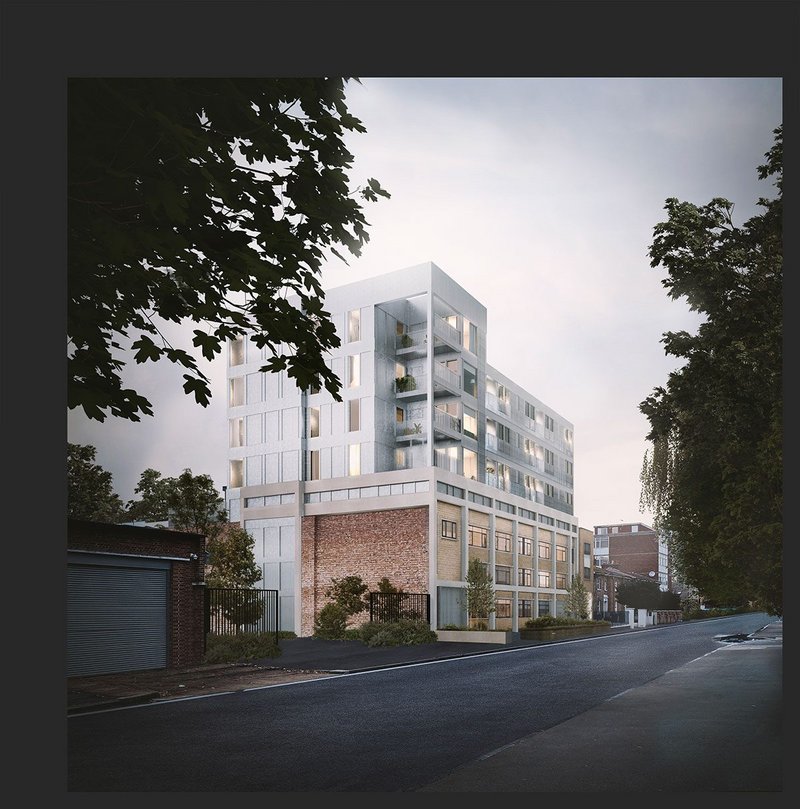 Skyroom’s first live project, four storeys in Bermondsey, designed by TDO architecture.