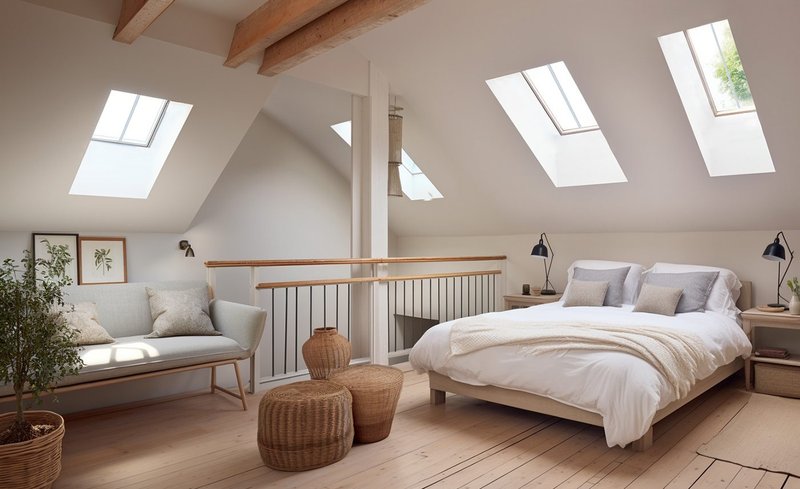 Stella Rooflight: the only UK company offering fully bespoke conservation rooflights, such as those shown here with hard wood liners and natural oil protective coating.