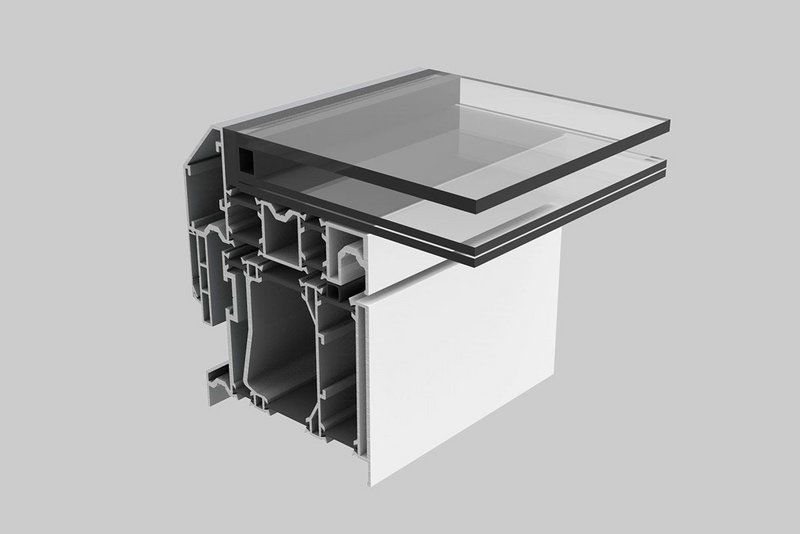 Sunsquare's new Aero Glide sliding skylight features three separate runs of thermal break.