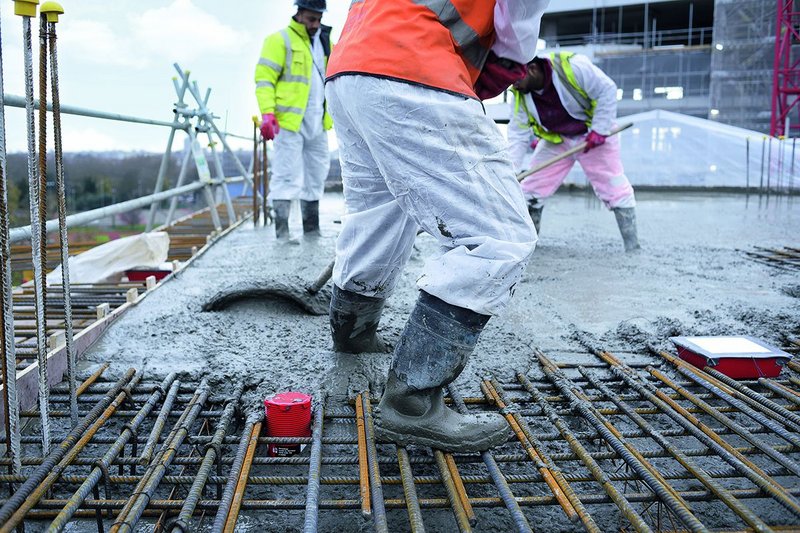 Hilti’s CFS-CID firestop cast-in device as an alternative to traditional boxed out services penetrations in slabs, requiring filling in with fire stopping later.