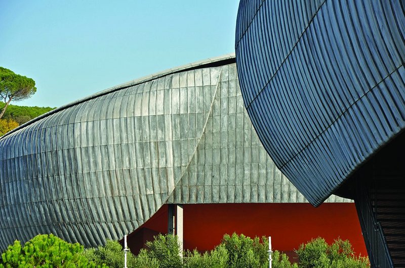 Virtuoso composition: Piano’s Rome concert halls use the material to articulate large forms.