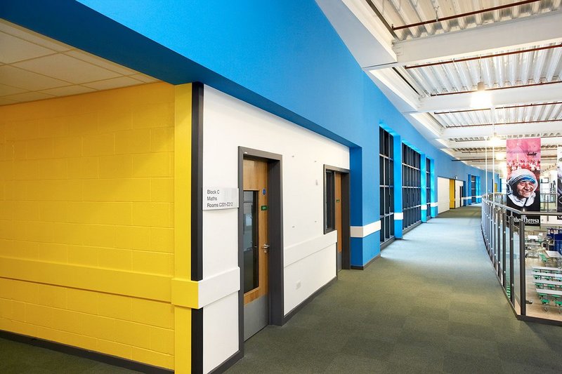 Public sector buildings facilities managers need to harness rigorous cleaning regimes and durable products, such as Crown Trade’s Clean Extreme Scrubbable Matt paint.