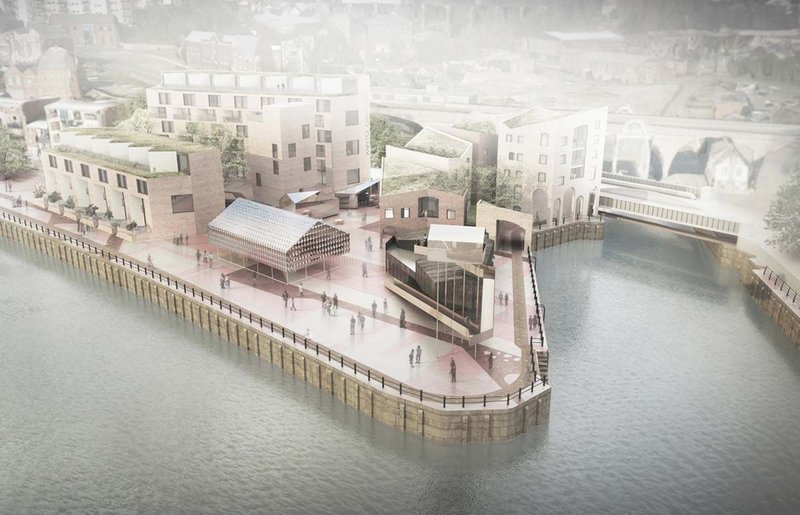 Newcastle's Malmo Quay by AWP with Featherstone Young and Mikhail Riches Architects.