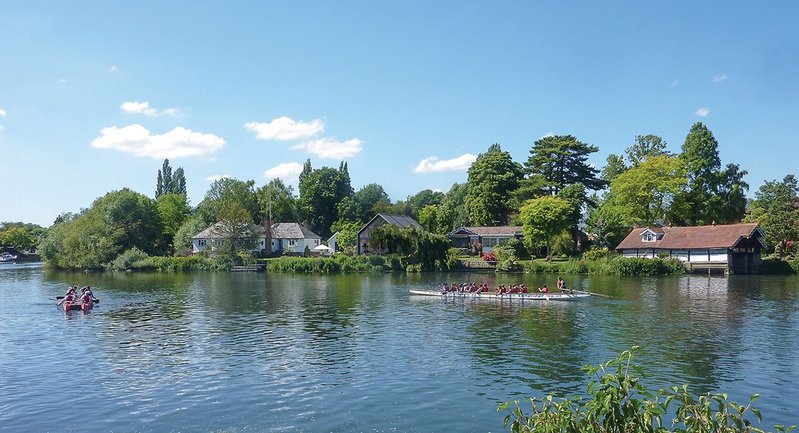 The amphibious house looks anything but – until the local river floods