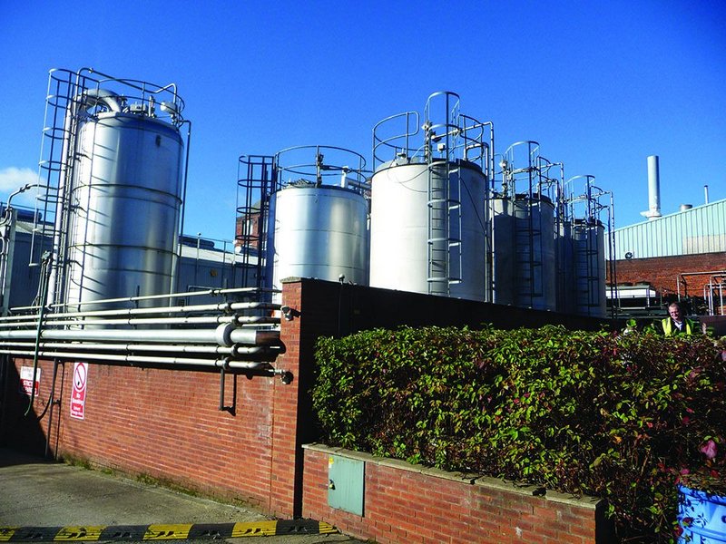 Storage tanks for Sika’s sister company Incorez, which produces the chemicals for Liquid Plastics’ products.