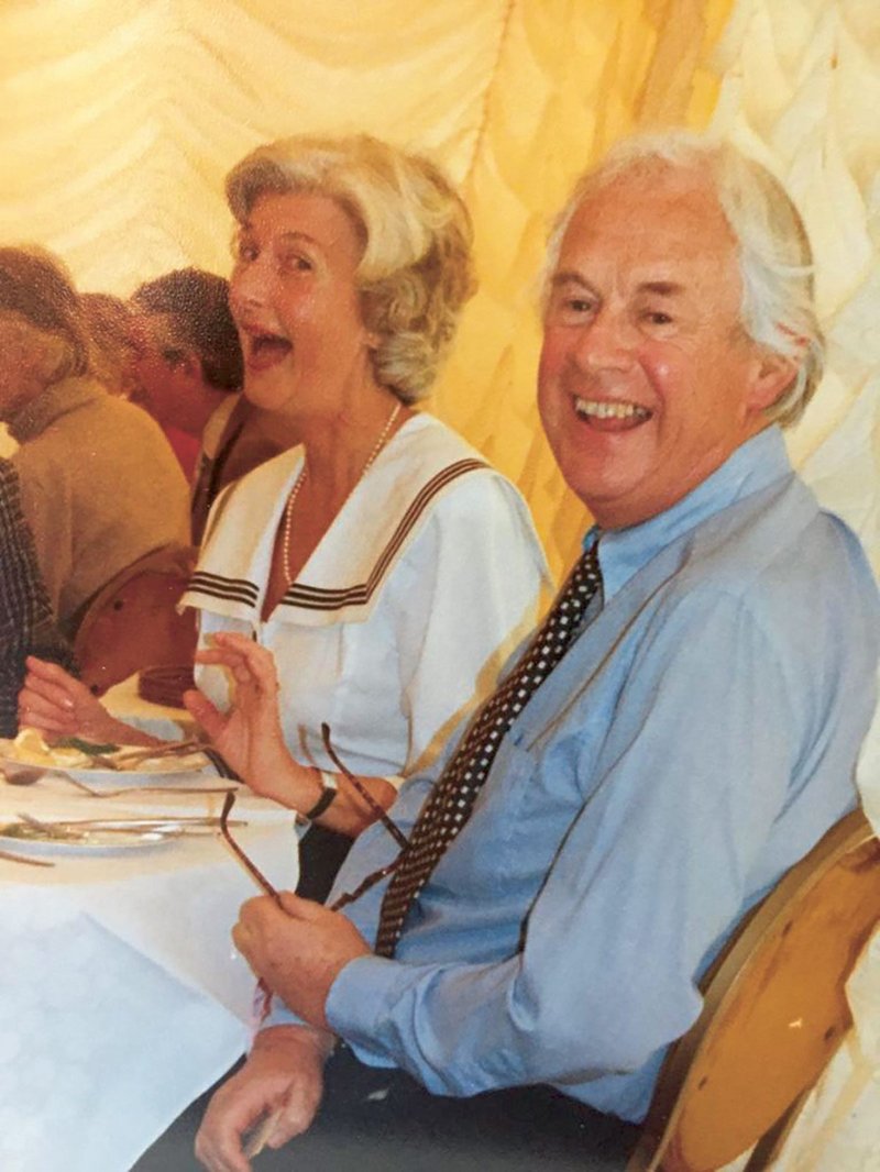 Gordon Frederick Taylor with his wife Barbara Newick, fashion designer.