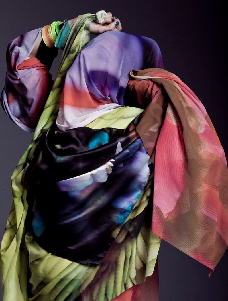 London Met University’s Chiara Cola discussed the influence of Futurism applied to her textile design specialisation.