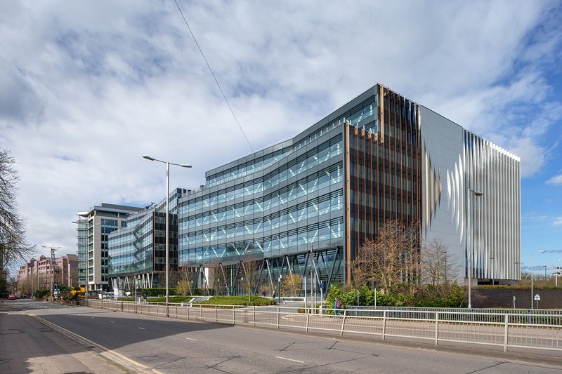 Aukette Swanke's Forbury Place in Reading features Ash & Lacy rainscreen cladding.