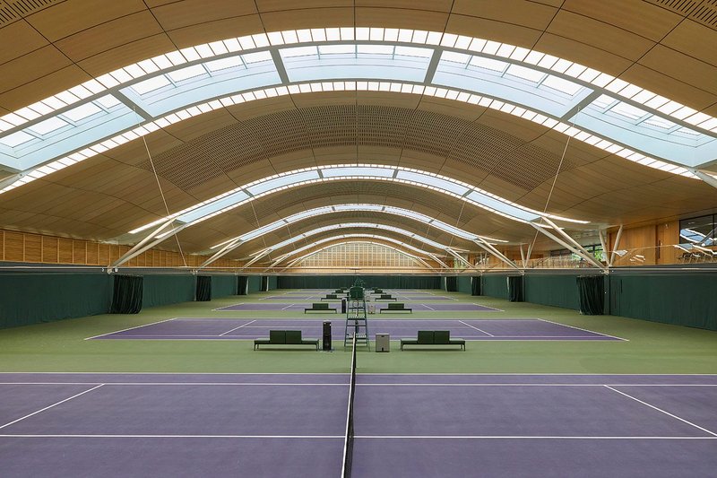 Somerset Road Covered Courts All England Lawn Tennis Club. Janie Airey Airey Spaces