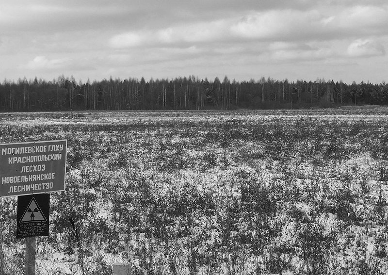 Patria by Alaxandr Trafimienka, shows the site of a destroyed village in Belarus
