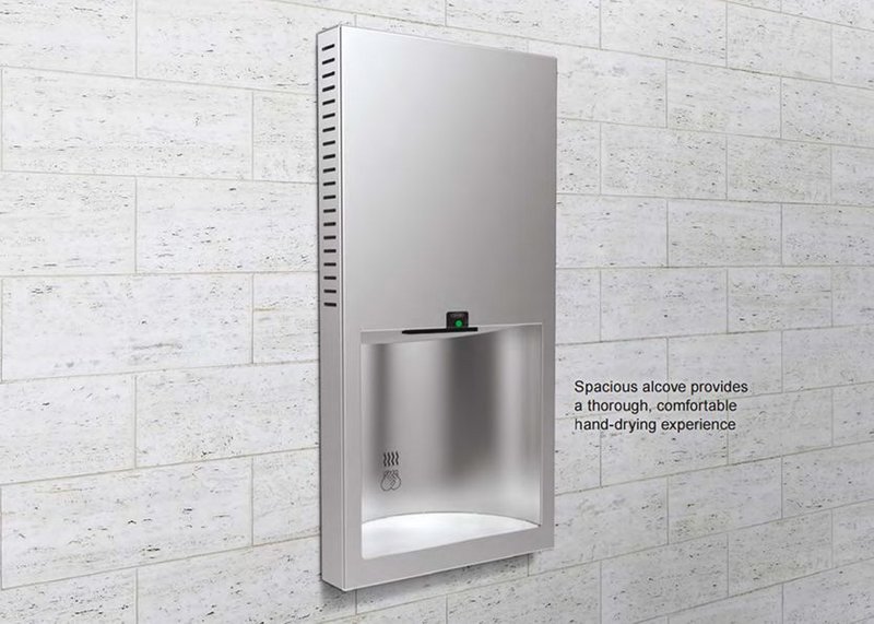 TrimLineSeries B-3725 recessed hand dryer