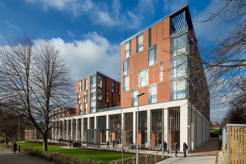 The £42 million George Davies Centre at the University of Leicester was one of the UK’s largest Passivhaus schemes when it completed. M&E consultancy CPW worked on it with Associated Architects.
