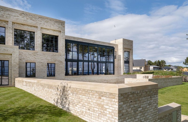 Taylor Maxwell supplied facing bricks, Pro Clad brick cladding, Anvil metal cladding and wet cast stone for the Kings Cairn property in East Lothian.