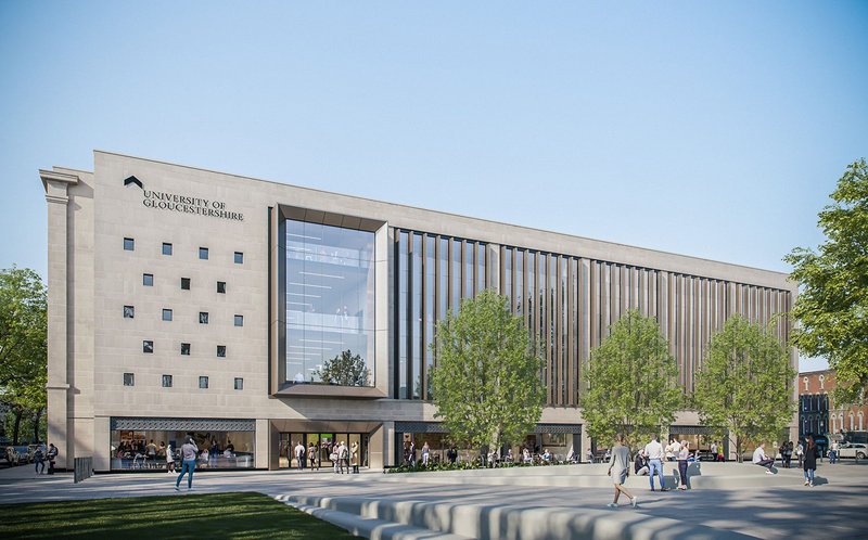 The former Debenhams in Gloucester is to be repurposed by ADP as a campus for the University of Gloucestershire.