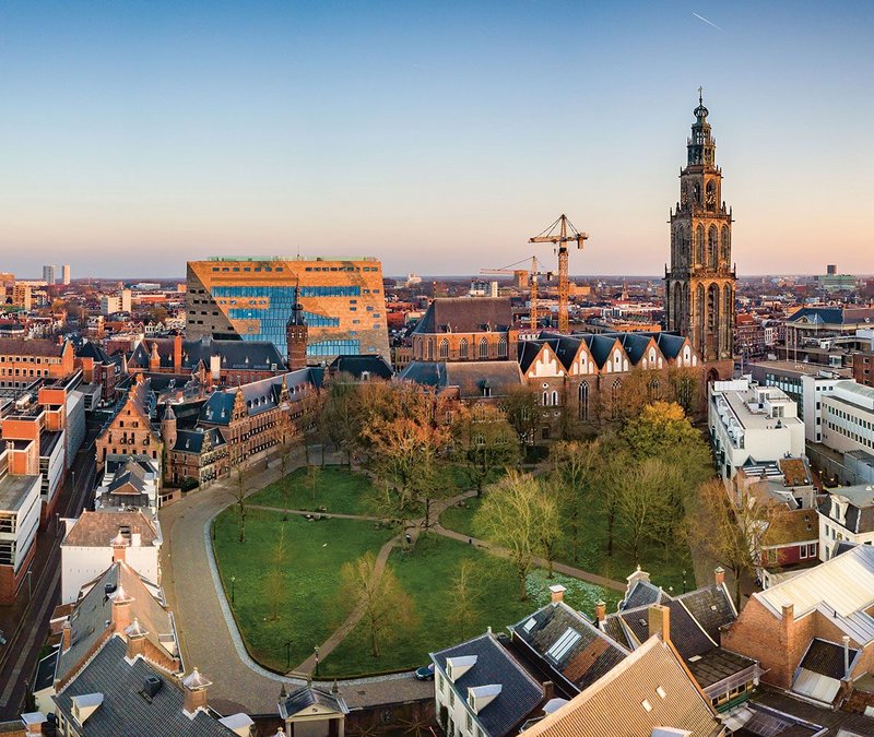 The Forum is a major new building soaring above the Groningen skyline with as much hope and promise for citizens as the towers of the previous centuries.