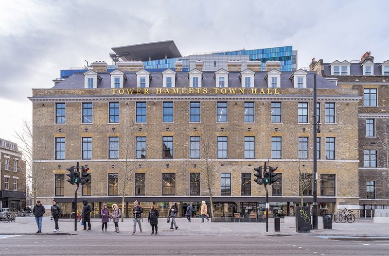 Tower Hamlets Town Hall by Allford Hall Monaghan Morris. Credit: Timothy Soar Photography