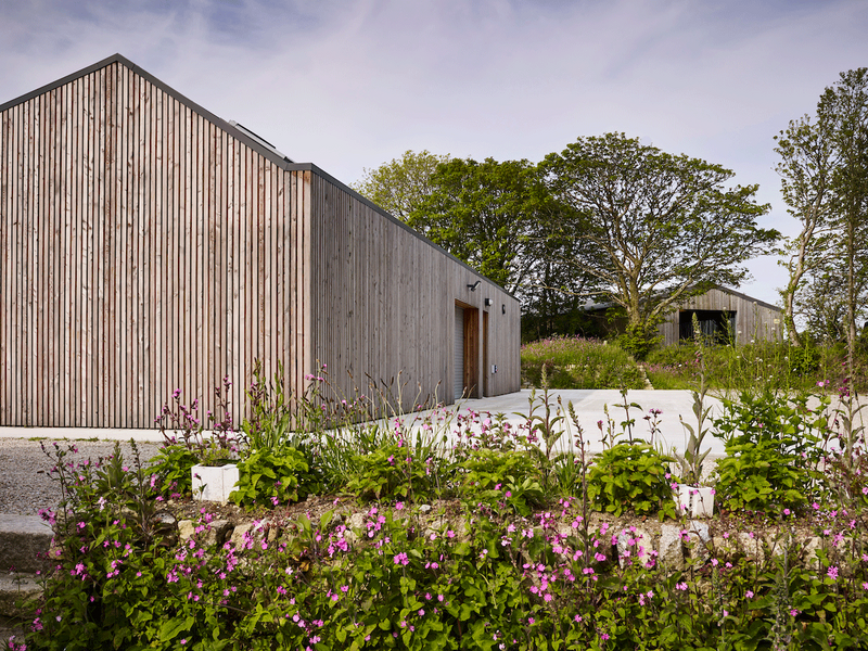 Argal workshop and biomass plant near Falmouth. Credit Gluckman Smith