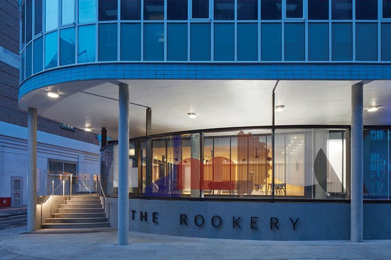 The new Rookery entrance on the south side of Congress House.