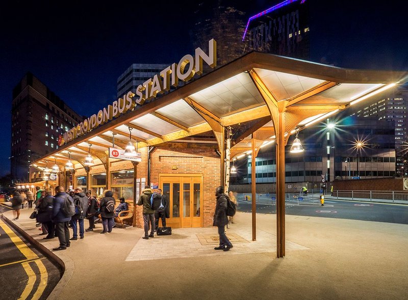 West Croydon Bus Station London by TFL architects