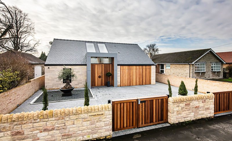 Perfectly pitched: The house in Tickhill, Doncaster manages to be bold and harmonious at the same time.