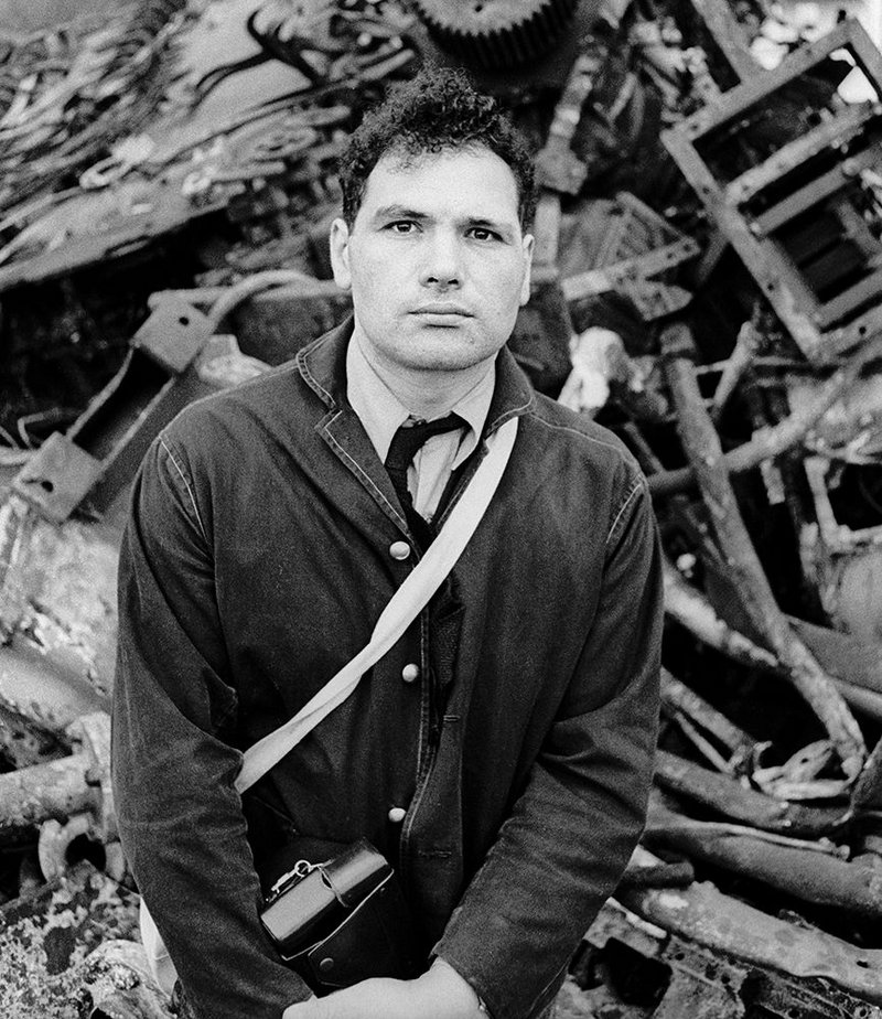 Eduardo Paolozzi at the Shipbreakers’ Yard, Hamburg c. 1962.