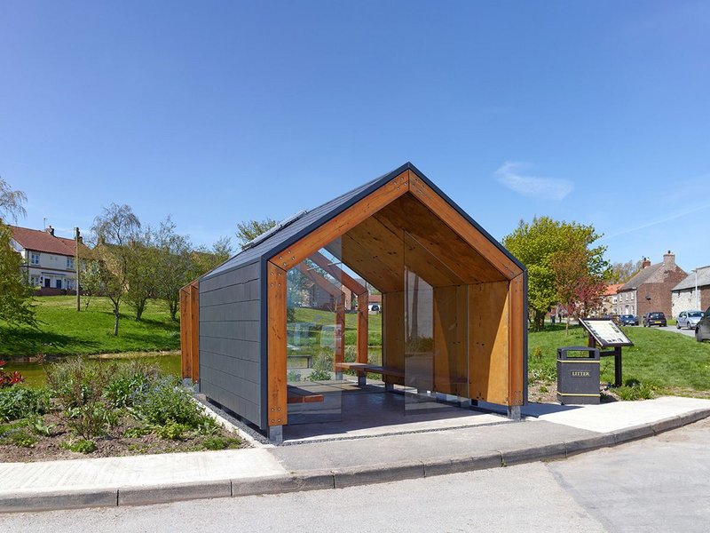 To start with the shelters have been produced with OSB and plywood.