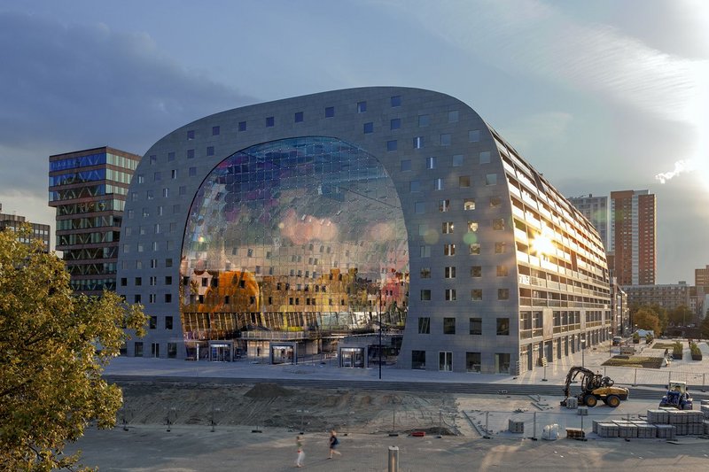 Dutch courage - the Markthal in Rotterdam wraps retail space with housing