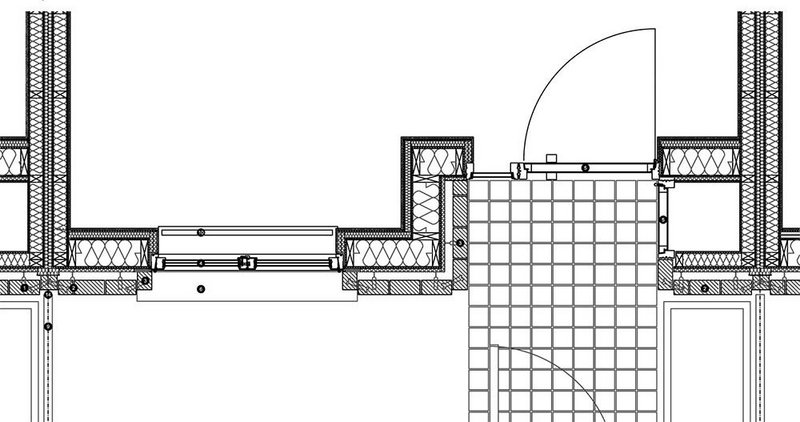 Maccreanor Lavington’s drawing of the panels in situ