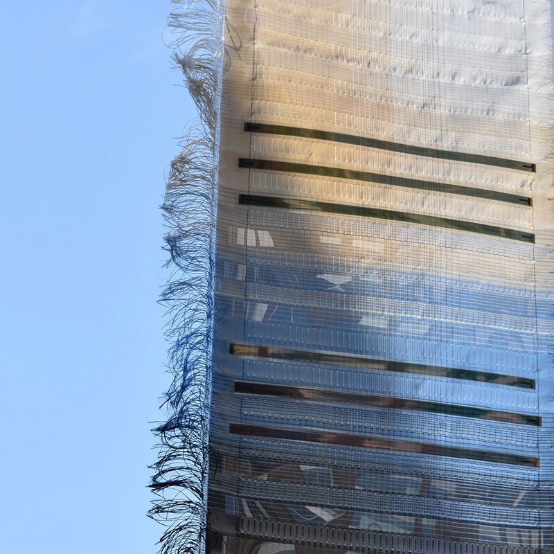 Fashion meets solar-powered facades with the Suntex organic photovoltaic textile