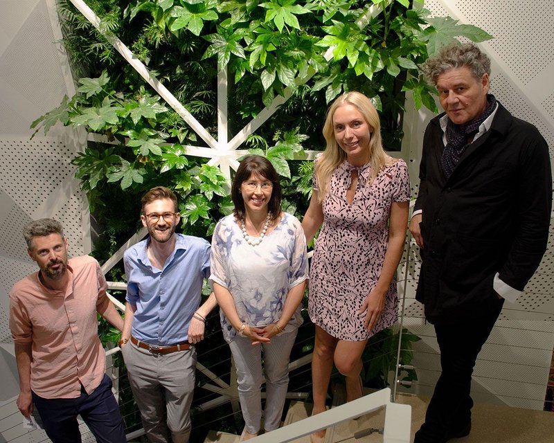 Panel and chair, from left: Ben Channon (Assael Architecture), Ben Allen (Studio Ben Allen), Marcella Ucci (UCL) Holly Porter (Surface to Air) and Michel Mossessian (Mossessian Architecture).