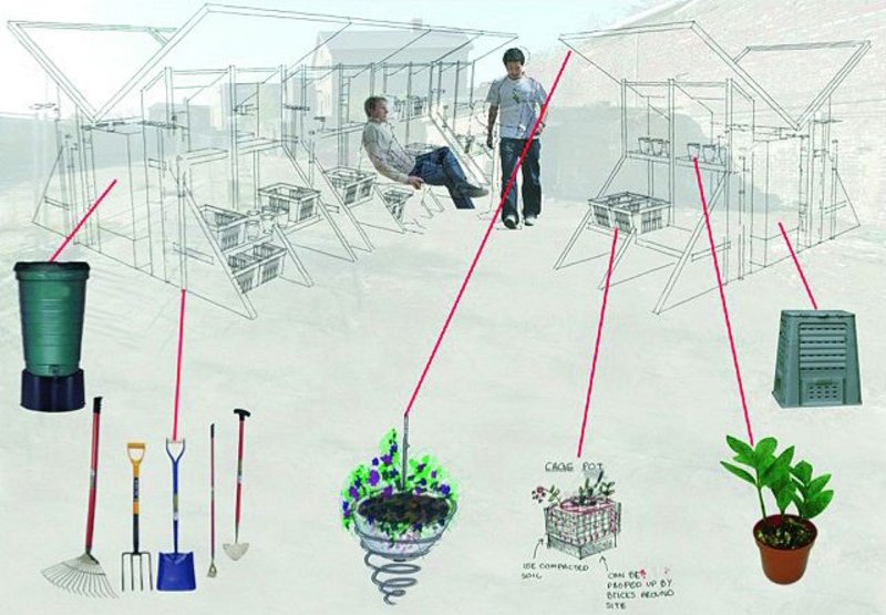 Reaching out beyond the building – Edible Eastside, a community collaboration designing a productive urban landscape.