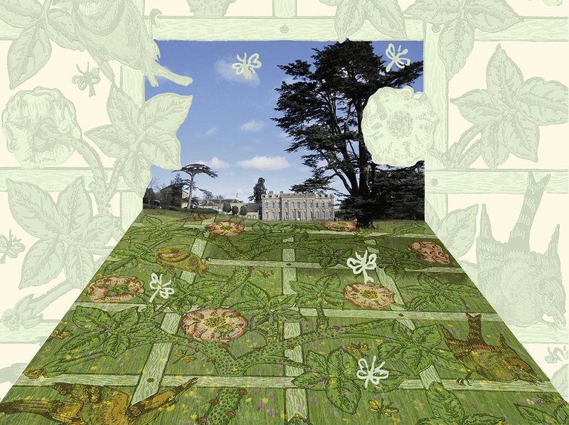 Landscape designer Dan Pearson's visualisation of the parterre.