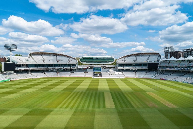 WilkinsonEyre’s new Compton and Edrich Stands at Lord's cricket ground flank Future System’s 1999 Media Centre.