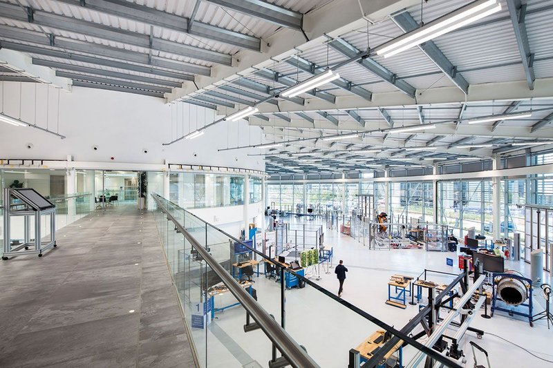 The University of Sheffield’s Advanced Manufacturing Recovery Centre, by Bond Bryan.