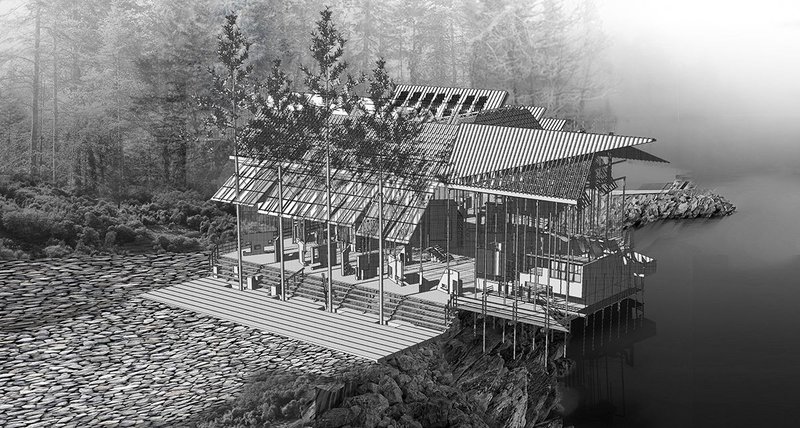 Yik Chung Boon designed a Montessori school in Florida as part of his exploration into an alternative classroom typology.