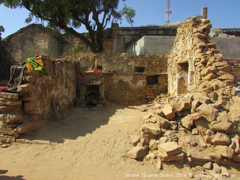 A house at the village of Suthri in Gujarat, India in 2012.