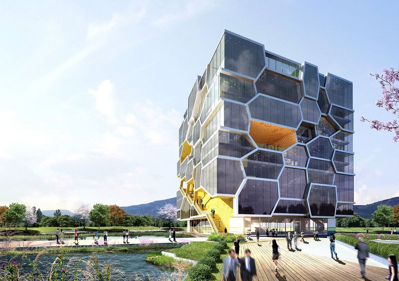 Competition entry for the UN Memorial building competition in South Korea in 2009.