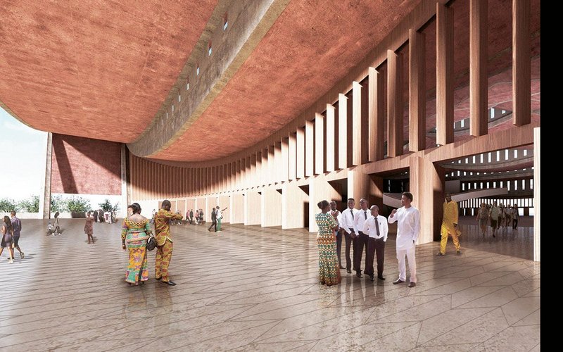 National Cathedral of Ghana.