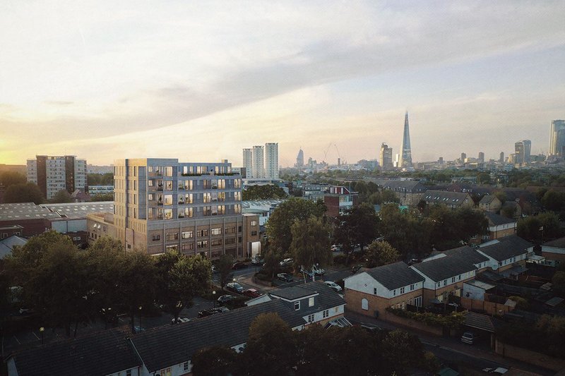 Skyroom’s first live project, four storeys in Bermondsey, designed by TDO architecture.