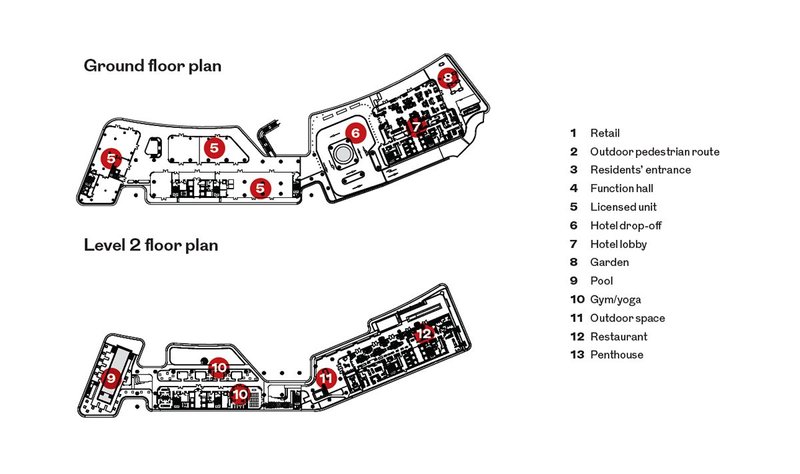 Floor plans.