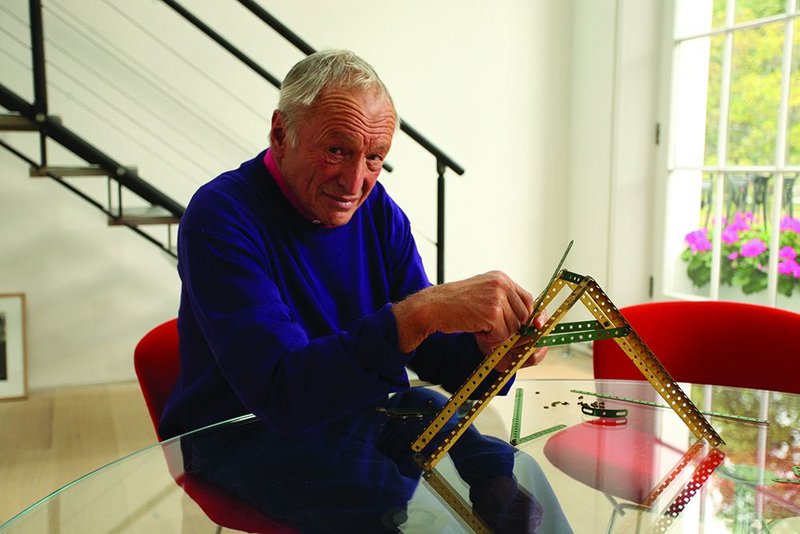 Architectural pioneer Richard Rogers, still busy with his Meccano set, features in the Architecture Gallery’s opening show.