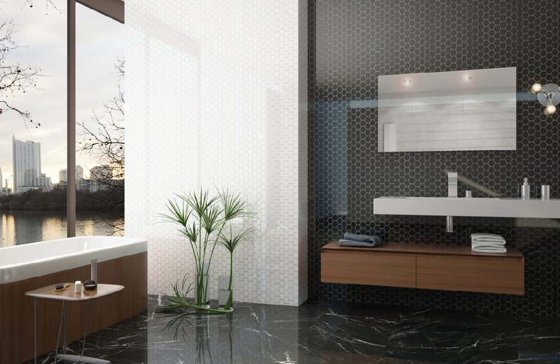 Sixties Diamond tile by Togama: 'an extra geometrical element'.