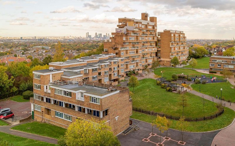 Housing landmark: Dawson Heights in Southwark by Kate Macintosh at Southwark architects’ department, 1964-72.